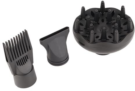 3 PCS Portable Hair Dryer Nozzle Replacement Set Hair Comb Salon Narrow Concentrator Replacement for Outer Diameter 5.0cm