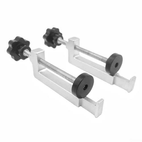 T-Nut-Klemmen, Aluminiumlegierung, T-Nut-Klemmen, Holzbearbeitungswerkzeuge, Ersatz für 45/70 Schienen und Arbeitsplattenzäune, 2 Stück