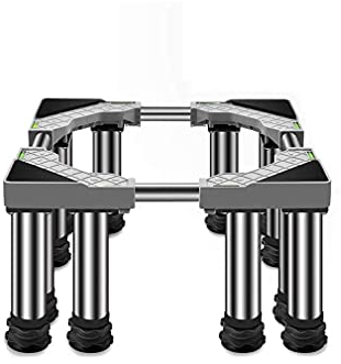 FFFDC Soporte de Base para electrodomésticos Lavadora Secadora Frigorífico Rejilla Alta Universal Resistente con 12 Patas Longitud/Ancho Ajustable 45-65 cm Secadora Bandejas de Piso Sopo