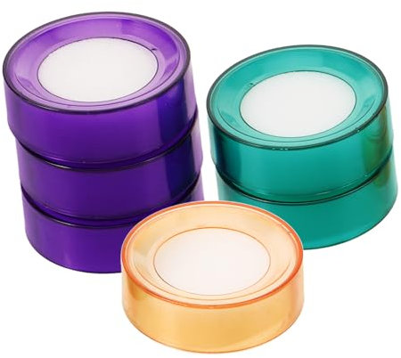 PLAFOPE Fingerbefeuchter-schwammbecher Nasser Fingerbefeuchter-schwamm Zum Bargeldzählen Papiersortieren Und Abheften Weich Zufällige Farbe