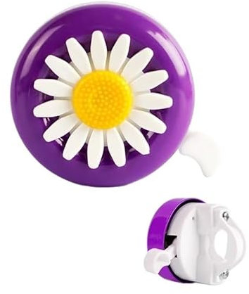 CHENJIAHAO Fahrradklingel 2Pcs Multi-Farbe Kinder Fahrrad Glocke Daisy Blume Hörner Fahrrad Kinder Mädchen Radfahren Ring Alarm for Lenker Klingel Fahrrad(ZB)