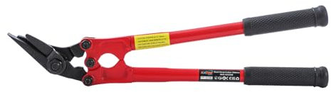 KATSU Tools 18 Inch Steel Strapping Cutter, Chrome Vanadium Steel Blades, for Straps up to 32mm Wide, Portable with Ergonomic Handles 832340