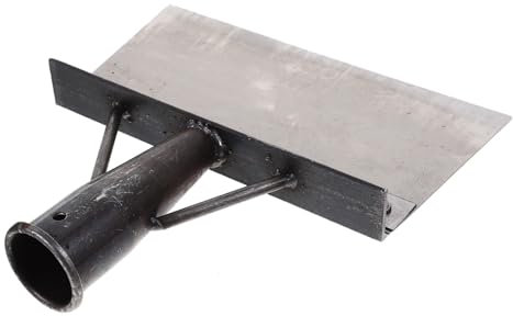 VANZACK Pala para Estiércol De Aves De Corral y Porcino, Pequeña (20 Cm), Metálica, Reutilizable para Limpieza Granjas y Casas, Práctica y Resistente para Recogida De Excrementos