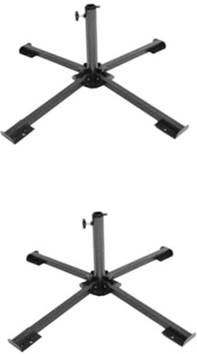 Toddmomy 2 Pezzi Ombrellone da Spiaggia Portatile Base Stabile per Ombrelloni per Esterno Ombrellone Antivento e Facile da Trasportare Design Compatto e Resistente