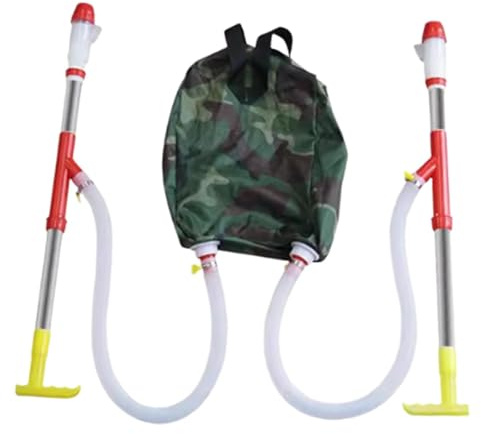 F Fityle Spandiconcime Granulare per Applicazione di Letame, Versatile E Facile da Usare, Strumento di Fertilizzazione per Tappeti Erbosi da Giardino, Doppio Tubo Metallico