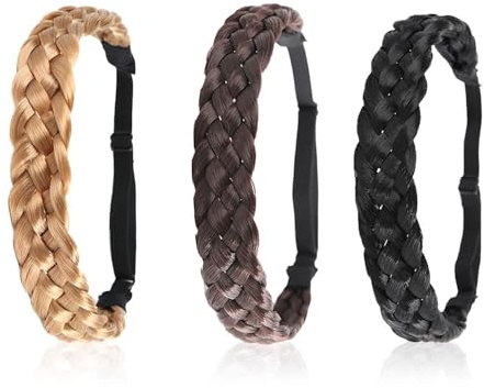 3 stycken flätat hårnät, peruknät, retro hårnät, frisyrtillbehör, kreativa hårtillbehör