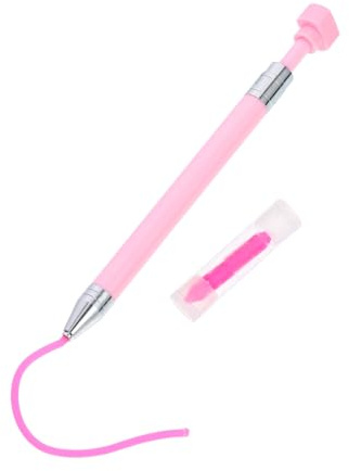 HONITANO Stylo de Peinture Diamant Rose en Plastique Léger et Compact pour Nail Art et Dessin Diamant, Outil Professionnel Facile à Transporter