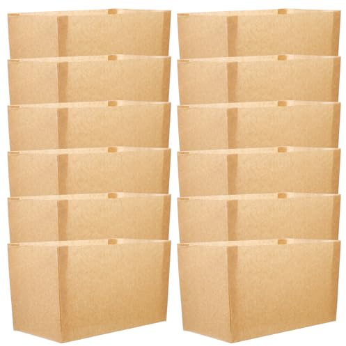 ANDRESLAD 50Pcs Food-Grade Paper Toast Baking Cups Non-Stick Greaseproof Liners for Oven Baking Loaf Tins and Bread Holders Single-use Kraft Paper Toast Case for Snacks and Cakes