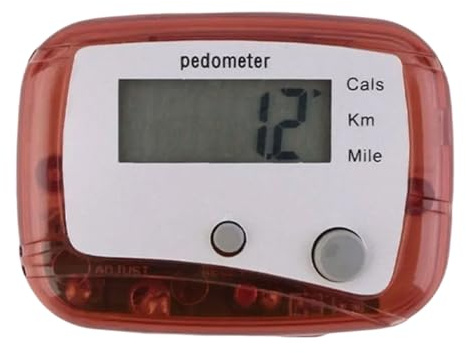 Accurate Step Counter - Portable Pedometer for Fitness | with Clip Attachment, Walking Distance, Miles Km Measurement Tool for Outdoor Sports Daily Exercise Household Accessories