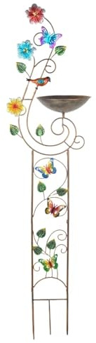 PLCPDM Metallicgarden Bend Plante imperméable à la rouille pour plantes grimpantes et buissons ascendants Résistant aux intempéries
