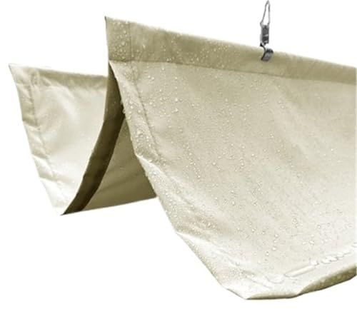 Regenfestes Wellen-Teleskop-Sonnenschutzsegel, Garten-Sonnenschutzdach, einziehbare Markise for den Außenbereich, Pergolen, Sonnenschutz Für Terrasse, Garten oder Wintergarten(Only Milky Sail,2x3m)
