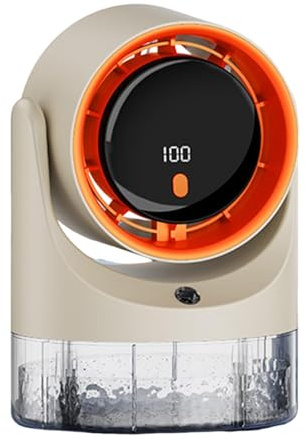 Genérico Ventilador de Mesa | con depósito de agua, ajustable, USB recargable,Pequeño Ventilador de Escritorio con Depósito de Agua - para exteriores, senderismo, escalada, deportes