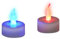 Relaxdays 12er Set LED Teelichter Farbwechsel, flammenlose Deko, Batteriebetrieben, elektronische Stimmungslichter, bunt