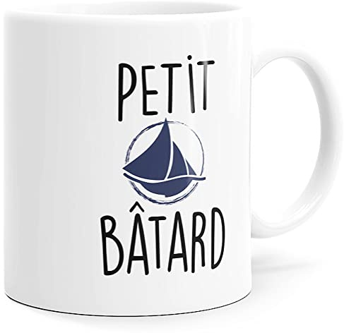 Luigi Collection Mug Humour Petit Bâtard Tasse Message drôle. Idée Cadeau Original pour Amis Couple Amoureux Collègue Frère Sœur Pote pour Anniversaire Noël Souriez dès le Réveil.