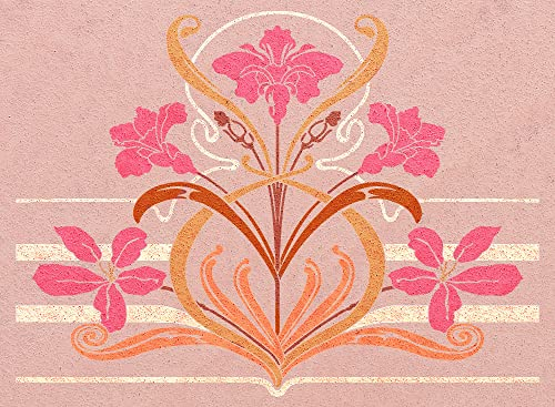 Schablone Jugendstil Bordüre (60 x 44 cm)