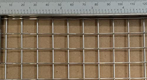 Schweißgitter aus Edelstahl 1.4306 mit 11,7mm maschenweite, 1mm drahtstärke. Maße: 1000mm x 500mm