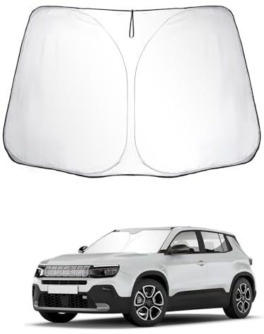 SKTU Parasole Auto compatibile con Jeep Avenger 2023-2025 2026 Parasole Auto Parabrezza interno pieghevole con Protezione UV
