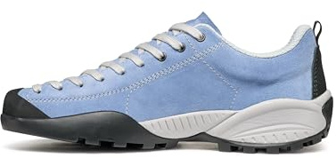 SCARPA Women's Mojito Lightweight Outdoor Leather Shoes - Sky Blue - 7-7.5 Women/6-6.5 Men