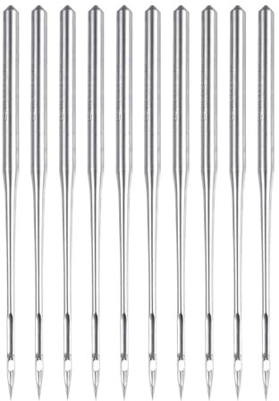 QUARKZMAN 10uds Coser Máquina Agujas Tamaño 11/75 Rápido Costura Plancha Universal Regular Punto Máquina Agujas Bordado Costura Herramienta para Artesanías Bricolaje