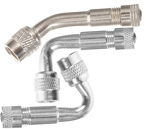iplusmile 3stücke Ventilverlängerung Für Reifen Gebogene Kupfer Ventilschaftverlängerung Ventiladapter Für Fahrrad Pkw Lkw Wohnmobile Anhänger Motorräder Installieren Und Vielseitig