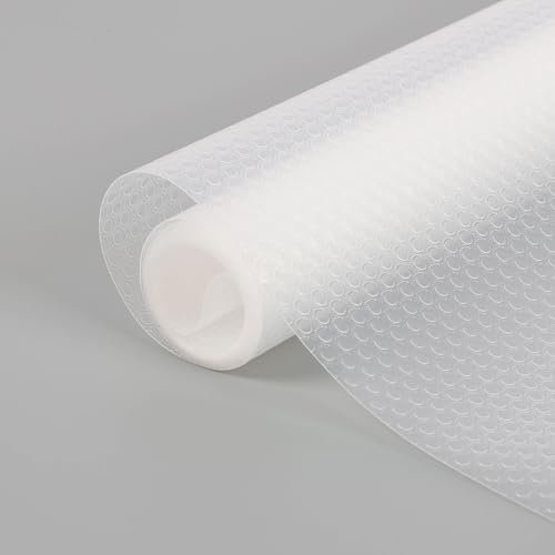 AYESY EVA Tappetini per Cassetti, 30 * 300cm EVA Rivestimenti per scaffali, Non-Adesivo e Anti-incrostazione, per Armadietti Frigorifero Ripiani per Cassetti Cucina Tappetino Trasparente Antipolvere
