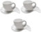 CRILSTYLEO 3 Juegos Vasos De Espresso Expreso Tetera Granos De Café Manipulación De Espresso Platillo Manosear Matraz Térmico Taza Café Exprés Cerámica