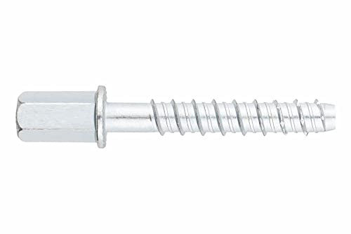INDEX Boite de 50 - Vis a béton - Tête filetage femelle - Recouvrement zingué - Homologué ETE Option 2 Ø8 x 50 (M10) - Vis, pointes, boulons
