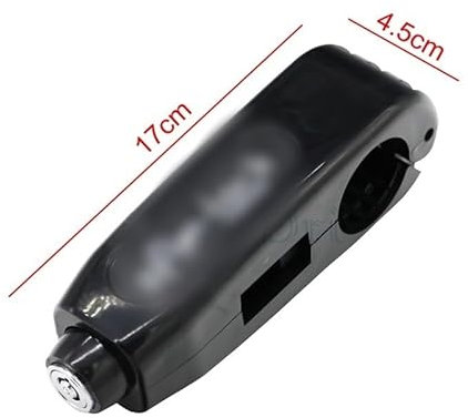 Motorrad Schloss,Motorradschloss Universal Motorradschloss Roller Lenker Sicherheitsschloss Bremsgasgriff Diebstahlschutz Sicherheitsschlösser(Red)