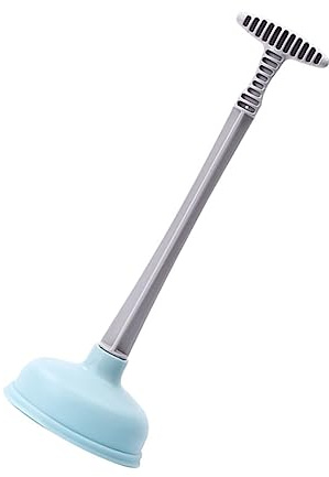 UKCOCO Plunger Sturalavandini Multiuso con Manico per WC Lavelli e Docce Facile da Installare e Compatto Adatto Scarichi Standard del Bagno e Cucina Superficie Liscia per Pulizia