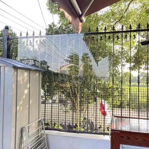 CFDZCP Pannelli PVC per Esterno Tetti Lamiera di Rivestimento for tetti, Pannello Robusto Protezione dalla Pioggia, Copertura del Tetto Antipioggia con Protezione UV, for patii, divisori(1mm,0.6x2m)