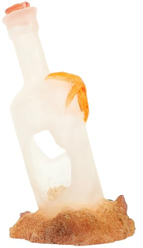 Luxshiny Décoration Aquarium Bouteille Délicate sans Pollution Ornement Poisson Décor Simulé Adapté Eau Douce pour Terrarium Escargot