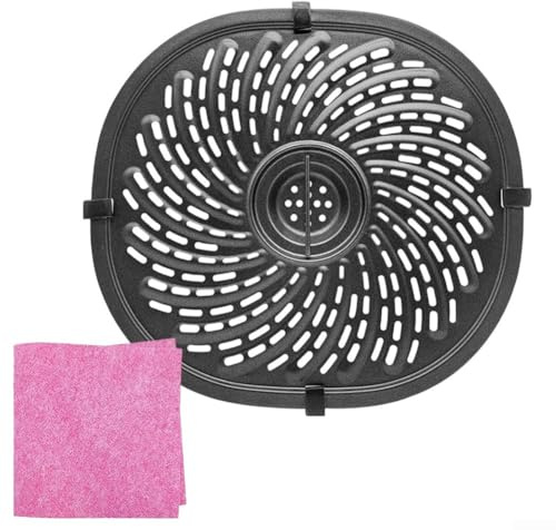 Placa de parrilla para freidora de aire para instantáneo, para vórtice para 4 cuartos de galón con diseño mejorado para una cocción uniforme y fácil manejo (2)