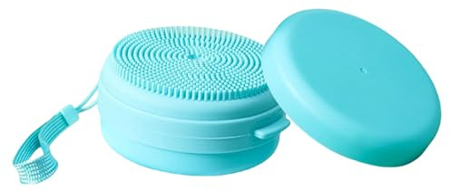 Spazzola per il corpo in silicone - Scrubber per massaggio detergente delicato, design con dispenser di sapone, alternativa igienica e morbida alla luffa per donne e uomini | Home Hotel Bagno Bagno