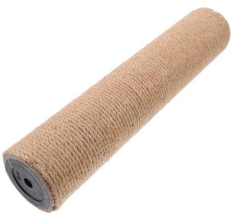 CTIRCHIU Palo Rascador Gatos de Yute Natural para Interiores, Poste Rascador Vertical para Gatos Diseño Que Ahorra Espacio y Accesorio para Estructuras de Escalada
