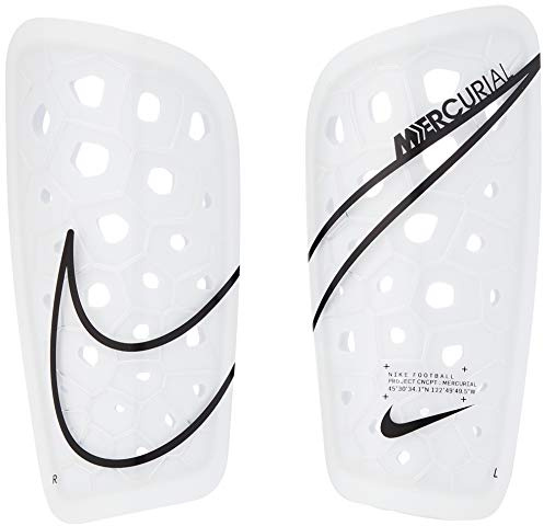 Nike Unisex Mercurial Lite Fußball-Schienbeinschoner, White/Black/Pink Blast, S
