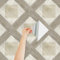 Homease PVC Bodenfliesen Selbstklebende Retroeffekt Vinylboden, Rutschfeste Wasserdichte Fliesenoptik Retro-Fliesenmuster Designs Bodenbelag für Küche Wohnzimmer Balkon 30x30cm 50 Fliesen 4.5m²