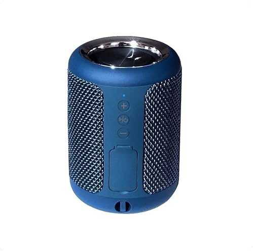 Art Tech Lab Mini altoparlante Bluetooth Navy Blue/AUX/TF Card per smartphone e tablet, per la casa, lo sport e l'esterno