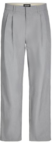 JACK & JONES Jpstbill Jjdaytona Wide Chino-byxor, ljusgrå, 36 W x 32 L för män