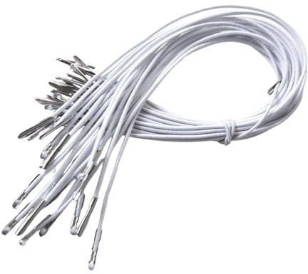 100 Cuerdas Elásticas Redondas, Cordones Elásticos Con Hebilla, Bandas Elásticas Para Hacer Mascarillas, Cordones Elásticos Para Mascarillas