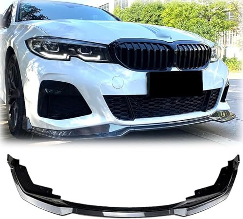 ANYANH Auto Frontlippe Frontspoiler für BMW 3 Series G20 Pack 2019-2022 320i 330i MP, Frontstoßstange Spoiler Lippe Spoilerlippe Splitter Diffusor Kit Protector