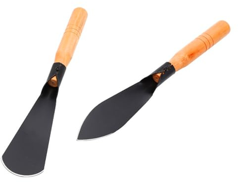 2 Stück Garden Blumenkelle - Pflanzkelle zum EIN- und Umpflanzen, Zum Einpflanzen und Umtopfen, Flexibler Einsatz, Ergonomischer Griff, aus Qualitätsstahl, Korrosionsschutz, Von HSYTEK