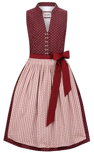 Hemmavägg Dirndl Hannah, Dämpad rosa, 34