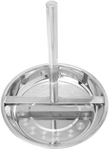 SECFOU Edelstahl Grillrost Hähnchenbräter Leichtes Zerlegbares Roast-hähnchen Gestell Mit Fettablauf Für Outdoor Camping Grill Und Backofen Vielseitiges Handliches Bbq Zubehör