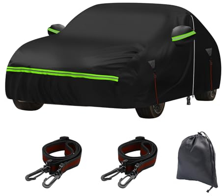 Funda Impermeable para Coche para Mercedes Benz Clase A 2012-2017, 6 Capas para Exteriores, Cubierta Completa para automóvil, protección contra el Sol, Lluvia, Rayos UV, Polvo, con Cremallera de