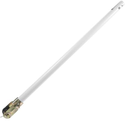 LOORGVEL Rallonge Fête Fer Tige de Blanc Ventilateur de Plafond, Robuste Facile Nettoyer et Estivale 1 Set Élégant et Pratique pour Espaces à Plafond Haut