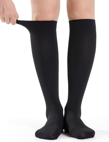 Medizinische Kompressionsstrümpfe Damen & Herren 20-30 mmHg, Klasse 2, Stützstrümpfe Thrombosestrümpfe (Compression Socks) Für Krampfadern & Reise Ödeme Flug