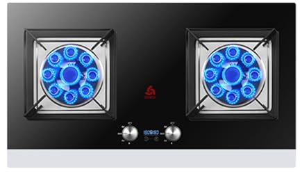 Piano Cottura A Gas, Con Funzione Di Temporizzazione, Potenza Nominale 5,2 KW, Design Fuoco Potente Nove Camere Su Entrambi I Lati, For Roulotte E Campeggio(NG)