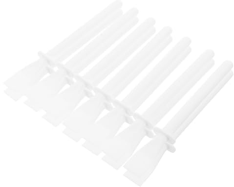 Zerodeko Spatole per Colla Piccole 50 Pezzi Applicatori Flessibili per Fai da Te in Pelle Raschietti Resistenti per Verniciatura e Artigianato Utensili Precisi per Stesura Colla Legno e