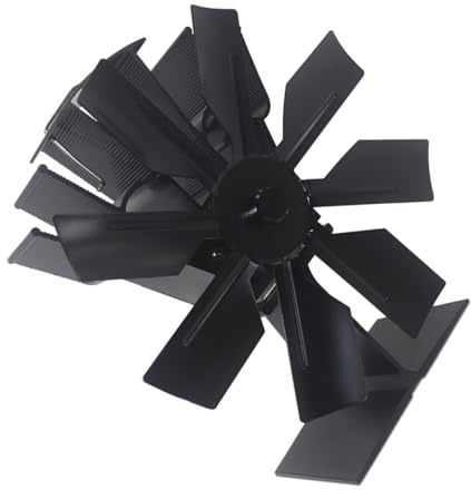 Grazie al ventilatore per focolare avviato con 8 punte, sistema di scarico migliorato, converte caldo in 210 CFM distribuzione dell'aria con ventilatore da forno alimentato a calore