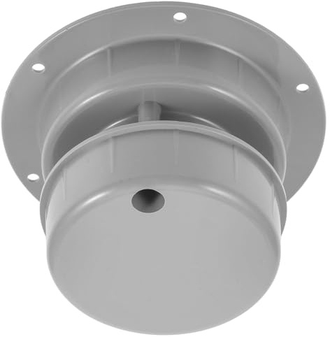 BESPORTBLE Rv Roof Vent Cover Kit with Screws, Gray Plastic Rv Plumbing Vent Cap for Camper, Trailer, Motorhome Sewer and Plumbing Tube Ventilation